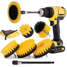 Bürstenaufsatz für Bohrmaschine / Schraubendreher 8 Teile