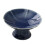 Ceramic Footed Dessert Plate Deep Blue 1 Pack 2