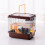 Gaiola para hamster cor café com roda e bebedouro. 3