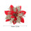 Glitzernde künstliche Blumenornamente, 14 cm 2