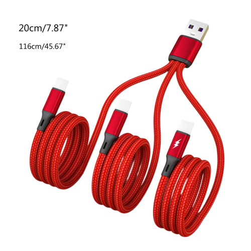 Câble USB vers Type-C 3 en 1 pour smartphones 2