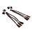 2 pezzi di extension per capelli a treccia marrone scuro HT Silk 1