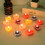 Vela em formato de coração 2025Nova vela em formato de coração, natural, sem cheiro, conjunto de velas tealight de 3,5 polegadas, queima de 4 6
