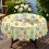 Runde Polyester-Tischdecke, 60 Zoll Durchmesser 4