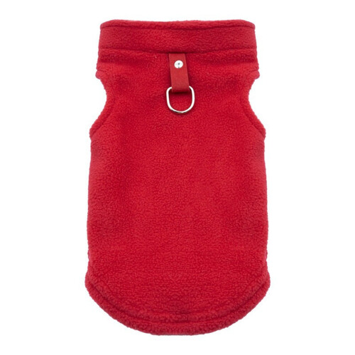 Fleece-Karo-Hundeweste für mittelgroße Hunde 1
