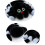 Springspin pluche speelgoed grijs 29 cm 5