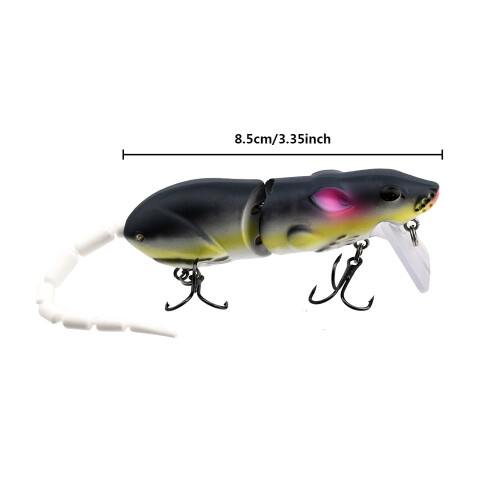 Slow-sinking minnow lure 30g 8.5cm with treble hooks 1