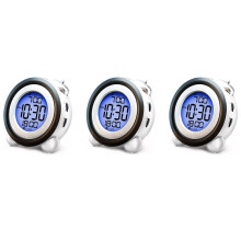 3X Digital Alarm Clock, Date Display Twin Bell Very Loud for Heavy Sleepers Dual Alarm Backlight for Teens