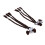 2 pezzi di extension per capelli a treccia marrone scuro HT Silk 15