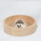 Runder Hamsterfutternapf aus Holz, beige, 1 Stück 5