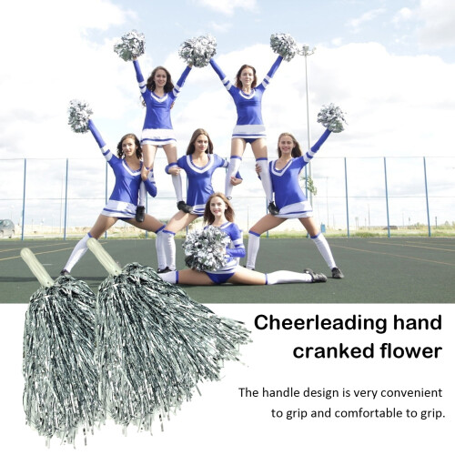 Pompon da cheerleader in lamina metallica (2 pezzi) 2