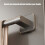 Wall Mounted Towel Rack Brushed Nickel 24 Inch 3