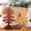 Mini Christmas Tree Decorative Light Brown Wood 1 Pack 4