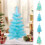 Blue Artificial Tabletop Christmas Tree 18 Inches 7