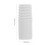 20Pcs White Plastic Extension Pole Adapter for Mop Broom Handle with Threaded End for Home Use 2