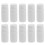 20Pcs White Plastic Extension Pole Adapter for Mop Broom Handle with Threaded End for Home Use 5