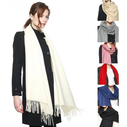 Σάλι Pashmina Privilege με κρόσια 2