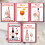 Valentine's Day Greeting Card with Envelope Set 3