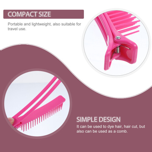 Sectioning Clips Hair Plastic 1Pack for Home Use Cutting and Combing 2
