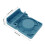 Scolabicchieri in silicone blu 16x4x11,5 cm 2
