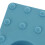 Scolabicchieri in silicone blu 16x4x11,5 cm 8