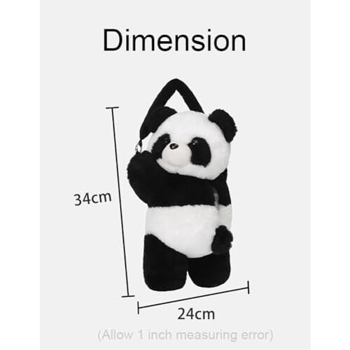 Pluche panda tissueboxhouder – geschikt voor standaard tissueboxen 1