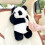 Pluche panda tissueboxhouder – geschikt voor standaard tissueboxen 4