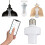 E27Smart lyssokkeladapter, Bluetooth-fjernkontroll og app-timer for LED-pærer – kompatibel med E27-pærer 4