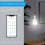 E27Smart lyssokkeladapter, Bluetooth-fjernkontroll og app-timer for LED-pærer – kompatibel med E27-pærer 6