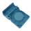 Scolabicchieri in silicone blu 16x4x11,5 cm 13
