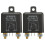 2X12V100Amp4-ακίδων βαρέως τύπου ON/Switch Split Charge Relay για Auto Boat Van μαύρο 4
