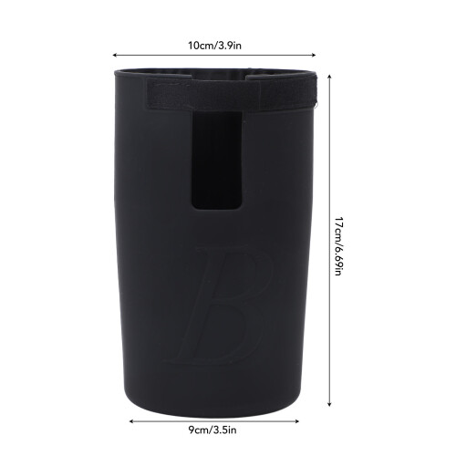 Beach Bag Drink Holder Silicone Black