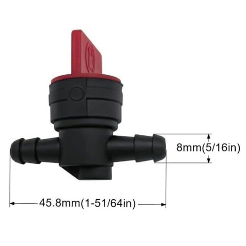 7 fot drivstoffslangesett 1/4" ID 3/8" OD 2
