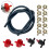 7 fot drivstoffslangesett 1/4" ID 3/8" OD 4