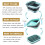 Collapsible Dish Basin with Drain Plug – Space-Saving, Portable, Foldable for Camping, RV, Kitchen & Vegetable Washing 5