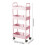 Chariot de rangement roulant à 4 étagères ventilées 3