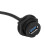 USB 3.0 prise sur panneau étanche 0.3m noir 1.5A 10
