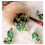 Julstrumpor Tyg Mini Julgranskulor Set 3-pack 4