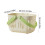 Panier de bain avec séparation humide/sec – Plastique, 25,5 x 3