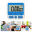 Timer da cucina digitale con allarme silenzioso/forte, orologio 24 ore e 5