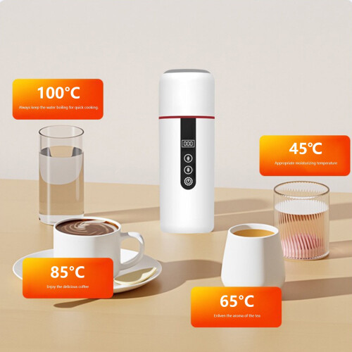 Μεταφερόμενος βραστήρας αυτοκινήτου USB 500ml 12V/24V γρήγορης θέρμανσης κύπελλο 2