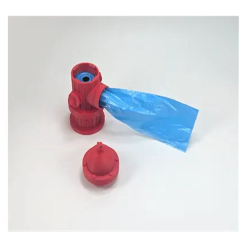 1PC fire hydrant shaped pet waste bag dispenser 3D printing 2