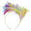 Dames fascinator hoofdband – wit, 26x26cm 3