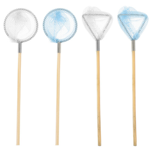 Filet de pêche miniature en alliage, 4 pièces 2