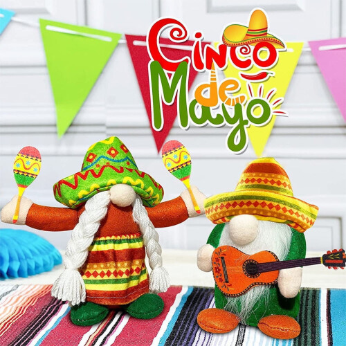 Mexikansk dekorationstomtedocka Multipack 1-pack 2
