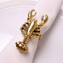 16 Stücke Marine Serie Muscheln Seestern Hippocampus Servietten Ring Modell Zimmer Hochwertig Hotel Servietten Schnalle Servietten Ring Esszimmer