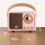 HM11 Enceinte Bluetooth rétro 400mAh 10x7x5cm Rose 10