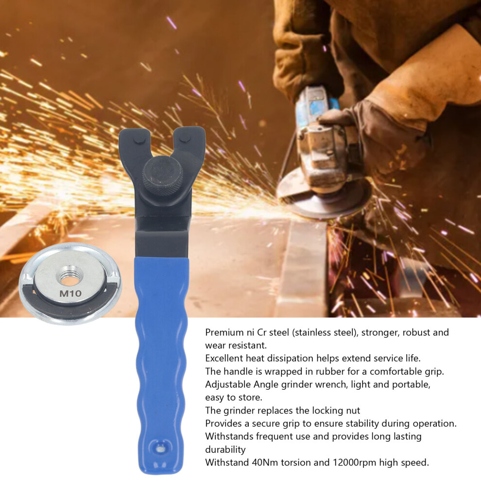 Self-Locking M10 Grinder Nut 40Nm