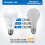 A21LED-lampen 50/100/150W equivalent 5000K E26 2-pack 3
