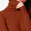 Rollkragenpullover für Damen, einfarbig, gestrickt aus Baumwolle, langärmlig, figurbetont, Basic-Pullover 6
